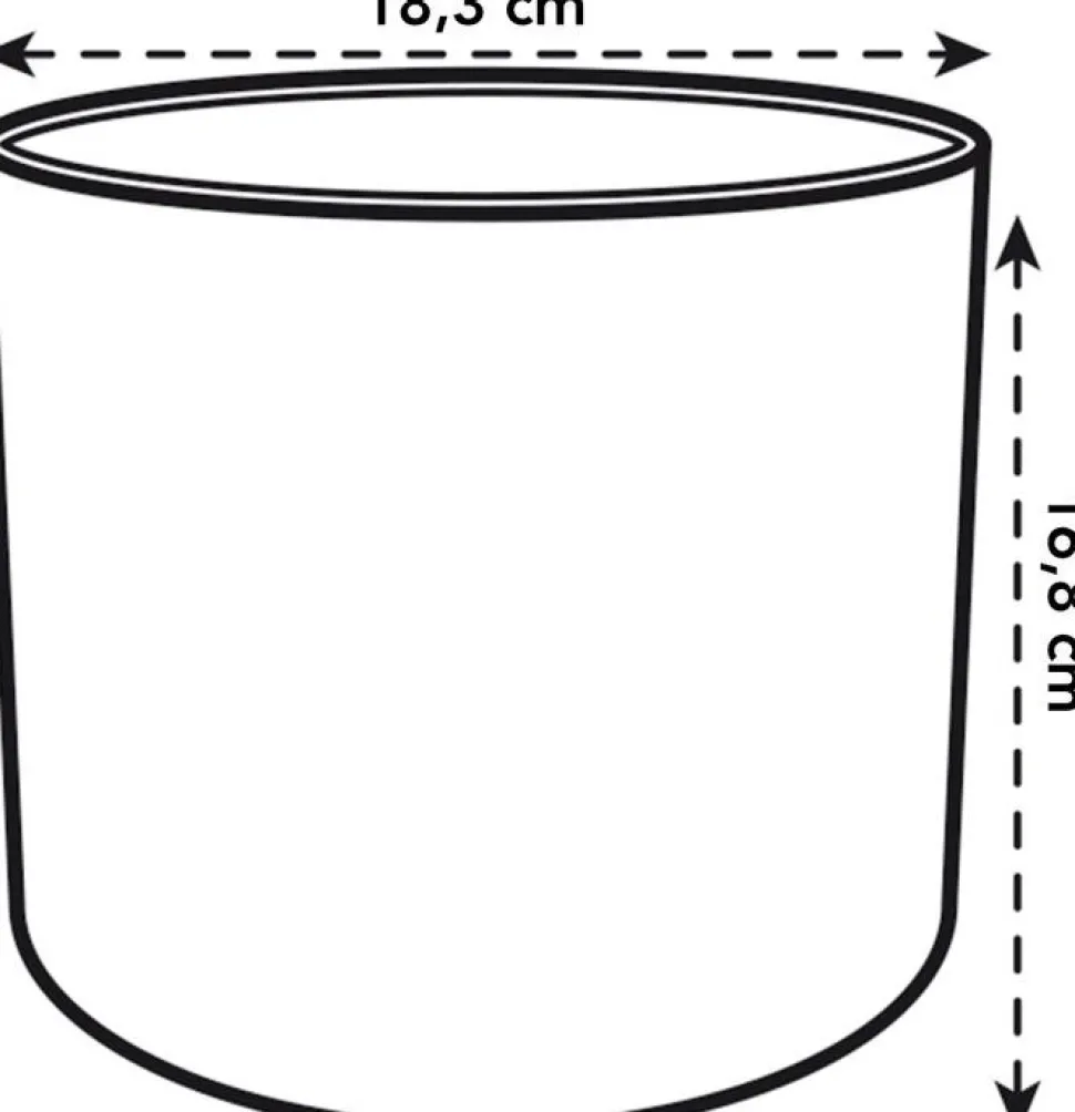 Elho Blumentopf B. for soft D 18,3 cm H 16,8 cm weiß