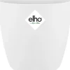 Elho Blumentopf Brussels rund mini D 6,7 cm H 6 cm weiß