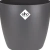 Elho Blumentopf Brussels rund D 13,6 cm H 12,5 cm anthrazit
