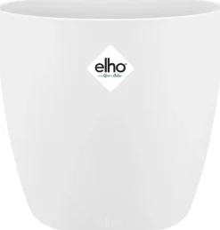 Elho Blumentopf Brussels rund D 22,3 cm H 20,5 cm weiß