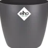 Elho Blumentopf Brussels rund mini D 13 cm H 11,4 cm anthrazit