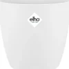 Elho Blumentopf Brussels rund D 20,3 cm H 18,6 cm weiß