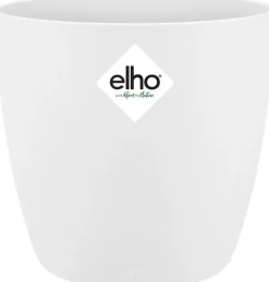 Elho Blumentopf Brussels rund mini D 13 cm H 11,4 cm weiß