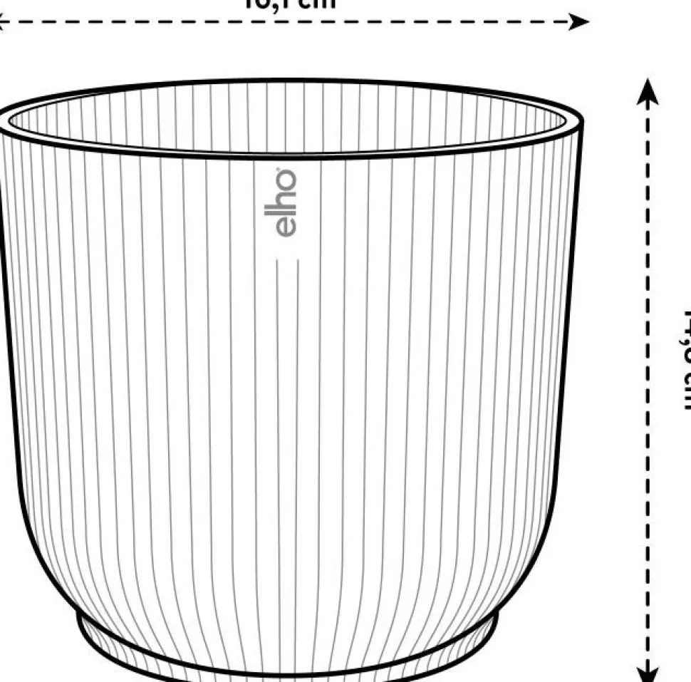 Elho Blumentopf Vibes blau D 16,1 H 14,8 cm