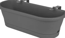 Elho Corsica Balkonkasten 58,5 x 24,5 x 20,2 cm  anthrazit