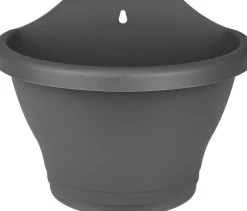 Elho Corsica Wand-Blumentopf 25 x 17 x 19 cm anthrazit