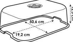 Elho green basics Anzuchtkasten Deckel 51 x 19,5 x 12,7 cm