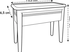 Elho green basics Anzuchtkasten grün 37 x 75 x 65 cm