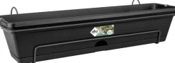 Elho green basics Balkonkasten all-in-one 69,2 x 25,7 x 16,7 cm schwarz