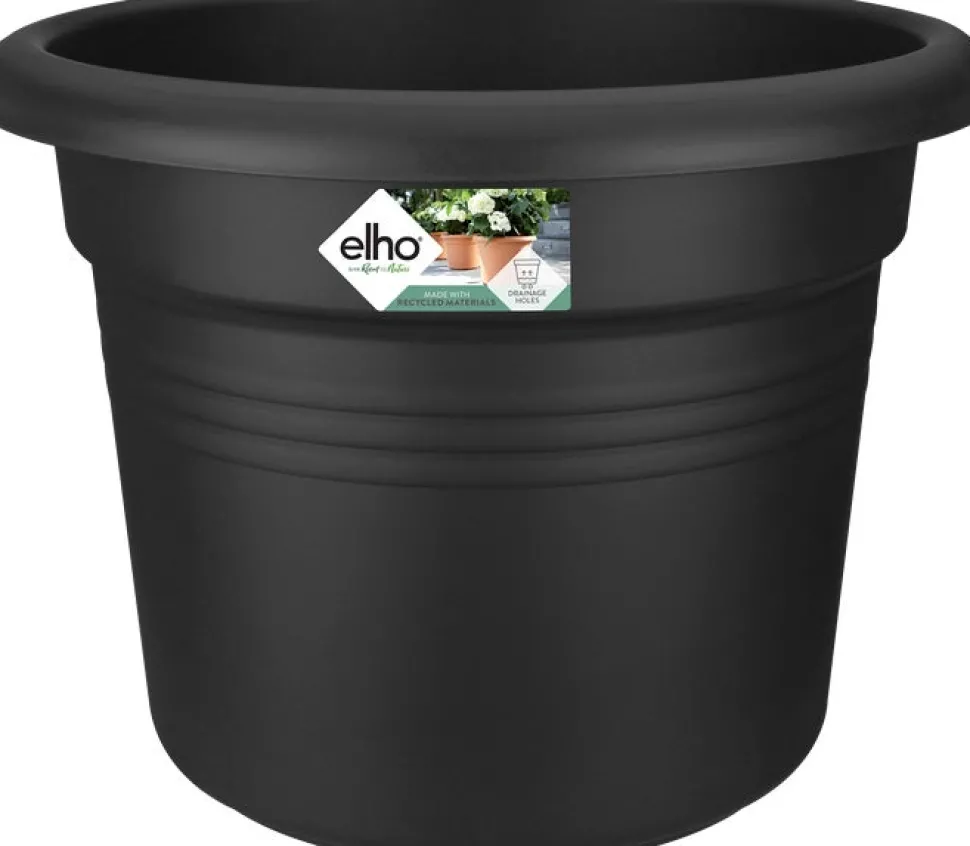 Elho green basics Blumentopf D 35 cm H 26 cm schwarz
