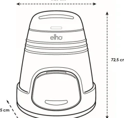 Elho green basics Komposter 200 l