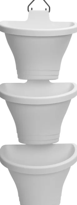 Elho Hängetopf Corsica weiß 26,7 x 17 x 29,7 cm 3 St.