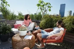 Elho Loft urban Untersetzer D 17 H 2,5 cm weiß