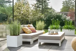 Elho Pflanzkübel Vivo Next 39 x 40 x 38 cm weiß