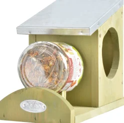 Esschert Design Eichhörnchen Futterhaus Glas-Halter