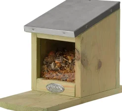 Esschert Design Eichhörnchen Futterhaus naturell 12,2 x 23 x 17,5 cm