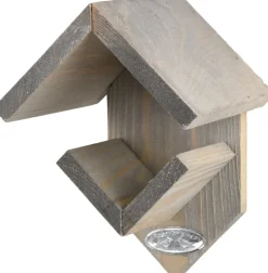 Esschert Design Erdnussbutter-Glashalter grau 15 x 13 x 19,5 cm