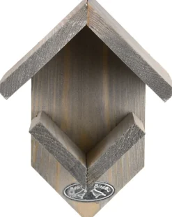 Esschert Design Erdnussbutter-Glashalter grau 15 x 13 x 19,5 cm