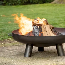 Esschert Design Feuerschale schwarz D 70 H 24,5 cm