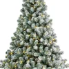 Everlands künstlicher Weihnachtsbaum Imperial Pine mit Schnee 260 LEDs warm weiß D 177 H 180 cm