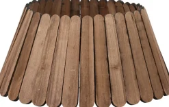 Everlands Korb für Weihnachtsbaum dunkelbraun D 70 H 28 cm