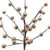 Everlands Weihnachtszweig mit Beeren gold 26 cm