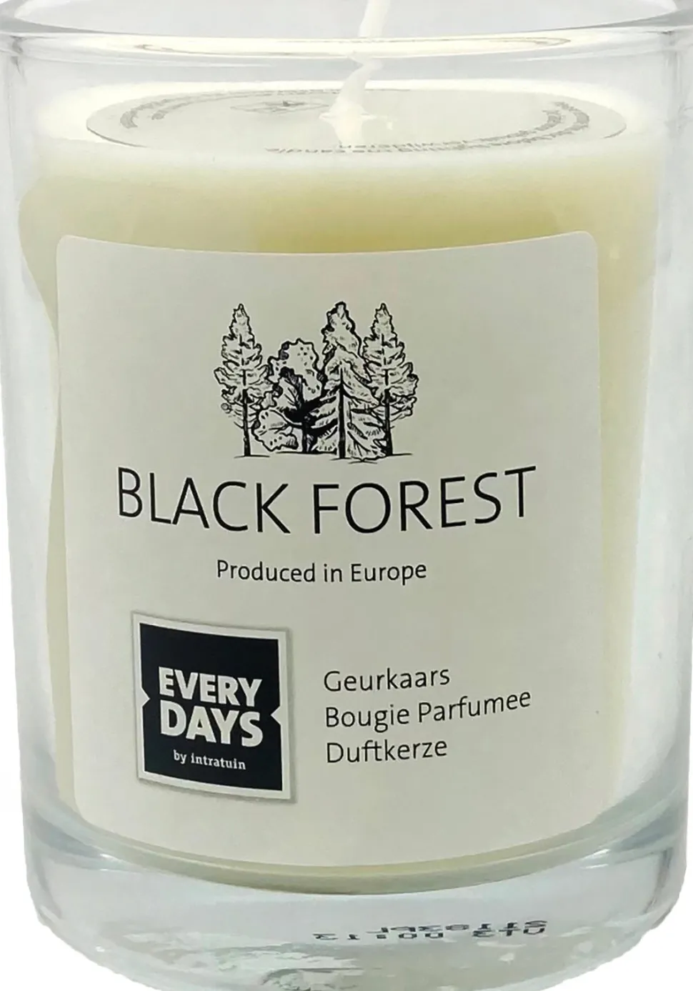 Everydays by Intratuin Duftkerze Black Forest weiß 43 Std. D 7,9 H 9,5 cm