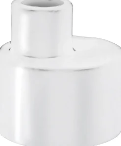 Everydays by Intratuin Kerzenständer Cilly weiß D 7,5 cm H 8 cm