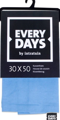Everydays by Intratuin Kissenbezug Baumwolle blau 30 x 50 cm