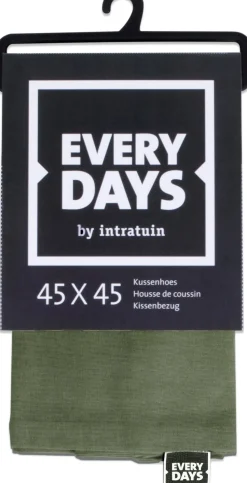 Everydays by Intratuin Kissenbezug Baumwolle hellgrün 45 x 45