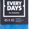Everydays by Intratuin Kissenbezug Samt blau 45 x 45 cm