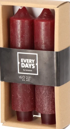 Everydays by Intratuin Stabkerzen Rustic braun 16 Std. 2 St.