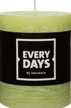 Everydays by Intratuin Stumpenkerze Rustic mintgrün 30 Std. D 7 H 8 cm