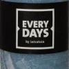 Everydays by Intratuin Stumpenkerze Rustic blau / grau 52 Std. D 6,8 H 13 cm