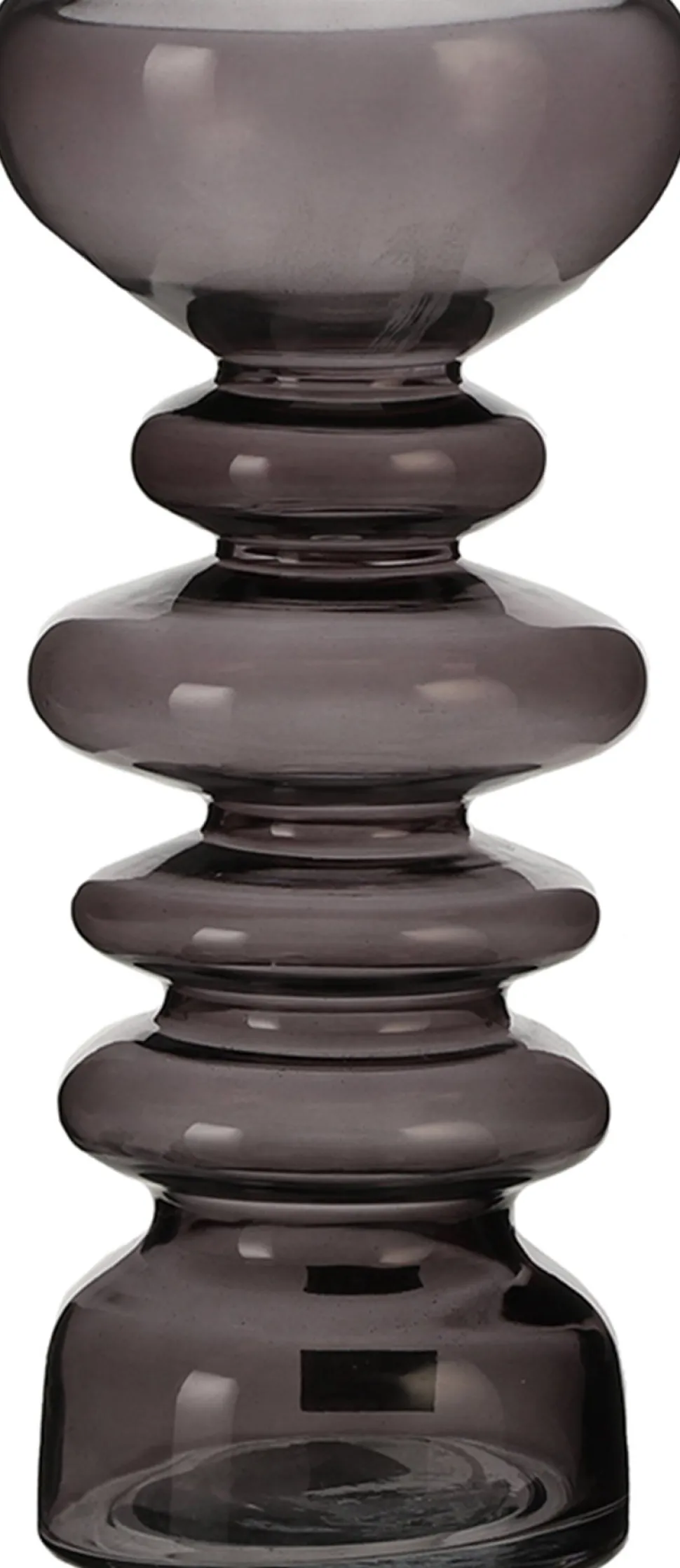 Everydays by Intratuin Vase Opals schwarz D 12 cm H 27 cm