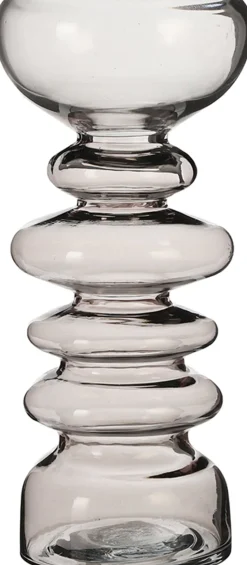 Everydays by Intratuin Vase Opals grau D 12 cm H 27 cm