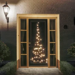 Fairybell Weihnachtsbeleuchtung Tür H 210 cm mit 60 LEDs warmweiß