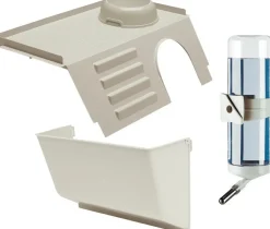 Ferplast Kaninchenstall Arena 100 x 62,5 x 51 cm naturell / schwarz