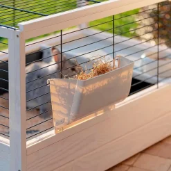 Ferplast Kaninchenstall Arena 100 x 62,5 x 51 cm naturell / schwarz