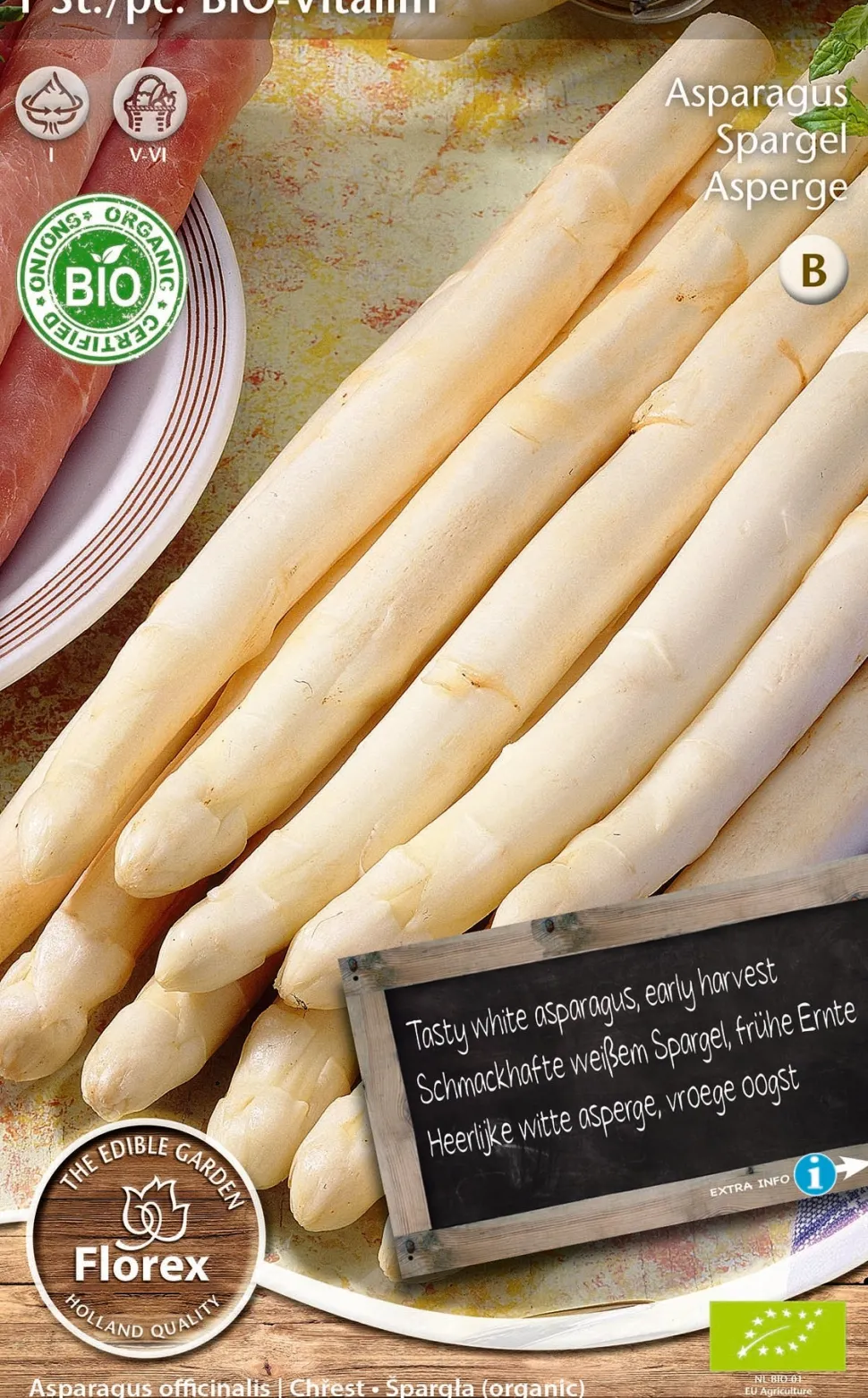 Florex Bio Spargel (Asparagus 'Vegalim') Samen