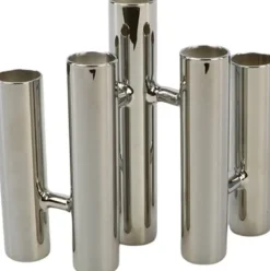 HBX Vase silber 16 x 7 x 18 cm