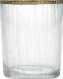 HD Collection Teelichthalter Art transparent D 7,7 H 9,7 cm