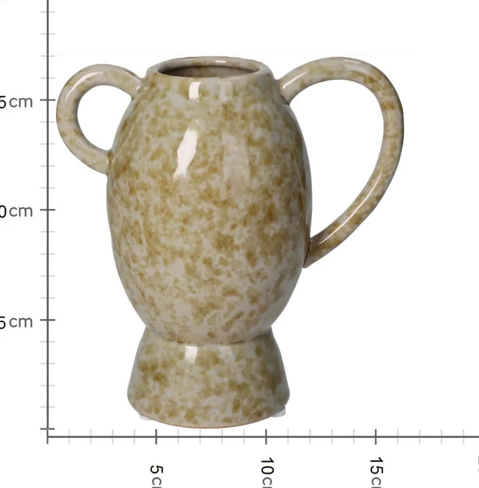 HD Collection Vase braun 16 x 10 x 17,2 cm