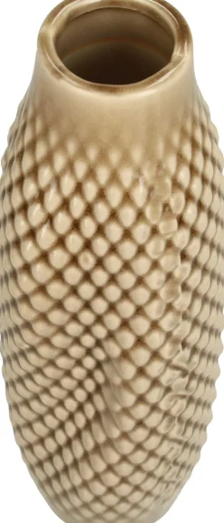 HD Collection Vase Pollie braun D 9,5 H 28 cm