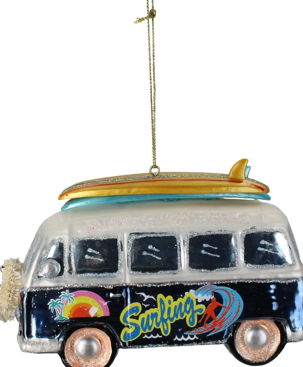 HD Collection Weihnachtsbaumschmuck Surfen mehrfarbig 8,9 x 5,7 x 14 cm