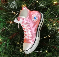 HD Collection Weihnachtsbaumschmuck Sneaker rosa 7,6 x 5,1 x 12,7 cm