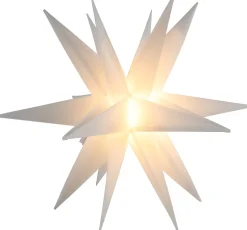 Hängelampe Stern weiß LED 60 x 60 cm warmweiß