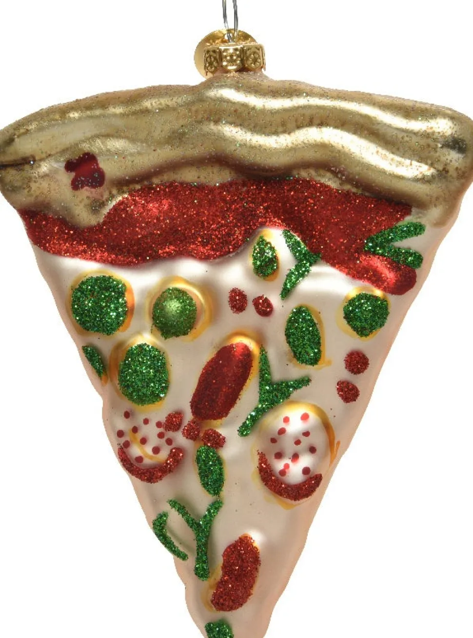 Home delivery Weihnachtsbaumschmuck Pizza mehrfarbig 3,1 x 8,9 x 10,1 cm