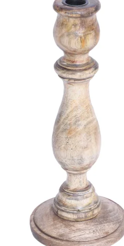 House of Nature Kerzenständer Delger Holz D 12 H 30 cm