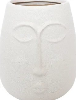 House of Nature Vase Birlik weiß 22 x 22 x 25 cm